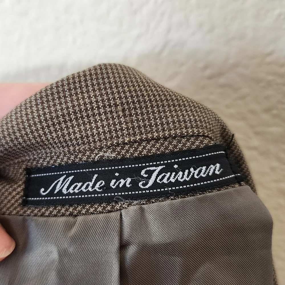 Pierre Balmain Double Breasted Wool Blazer 44S